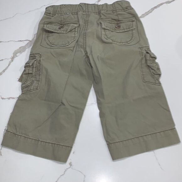 Old Navy | Girls Olive Green Cargo Capris Casual Pants - Picture 5 of 9